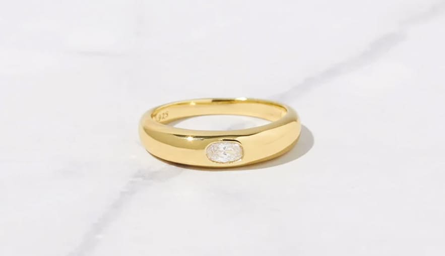 Yellow Diamond  Engagement Ring