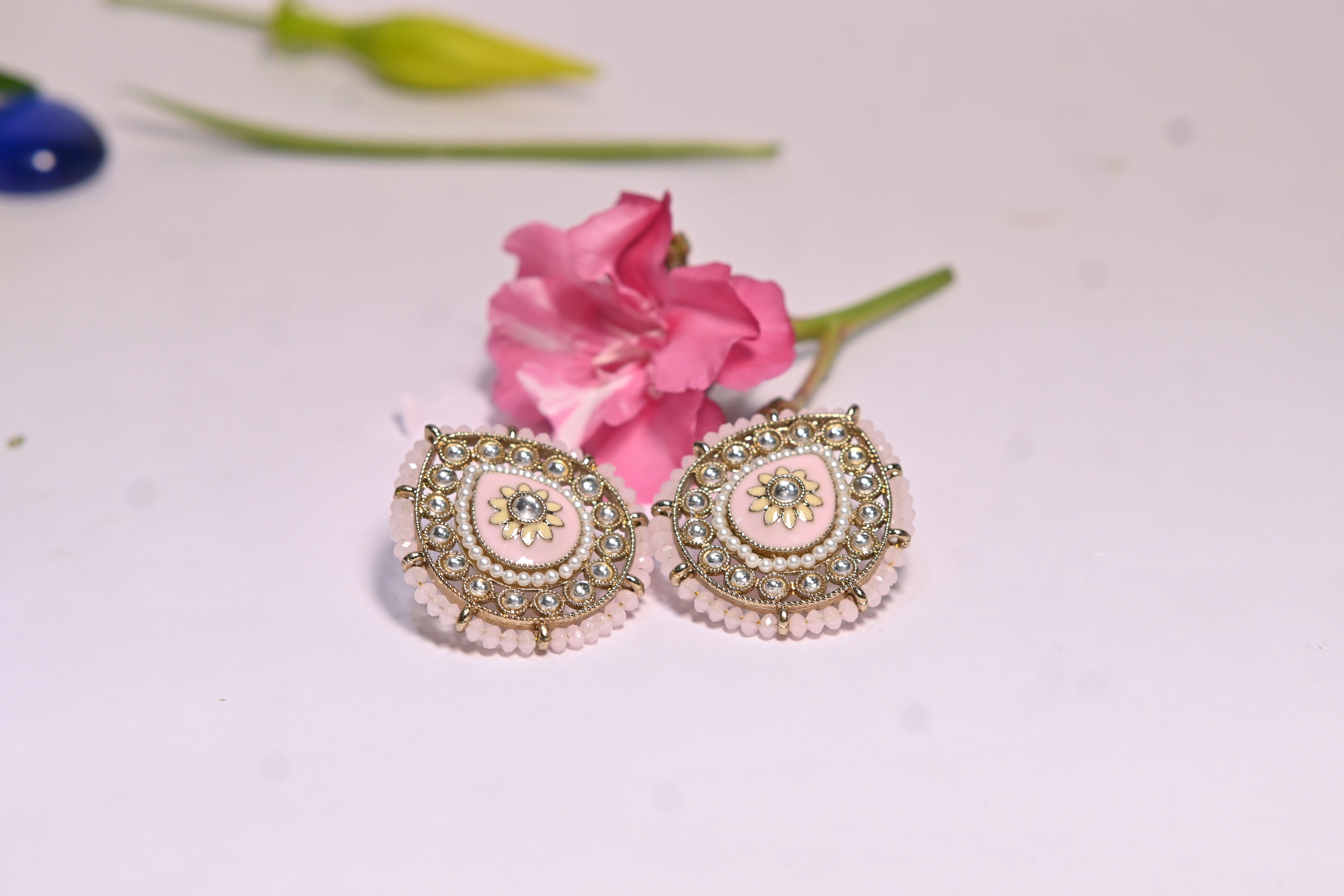 The Pink Pearl Earrings